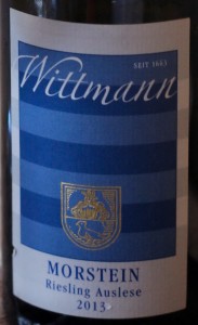 Westhofener Morstein Riesling auslese 2013