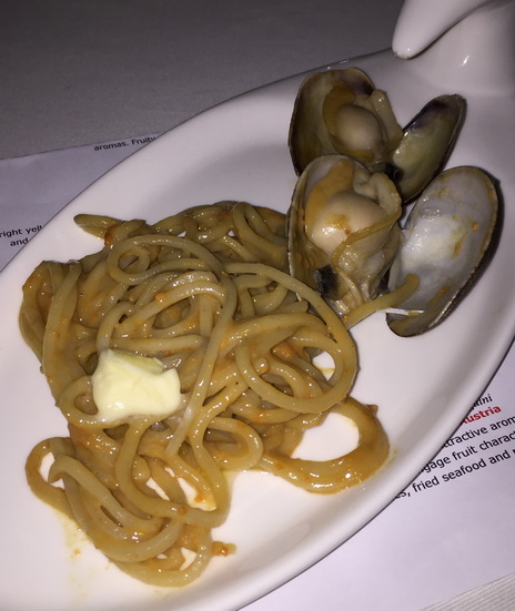 Linguini White calm sauce