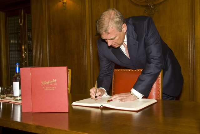 The Duke of York on the 6th of September 2011