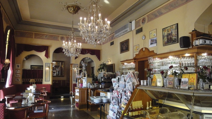 มุมหนึ่งของ Café Bellaria