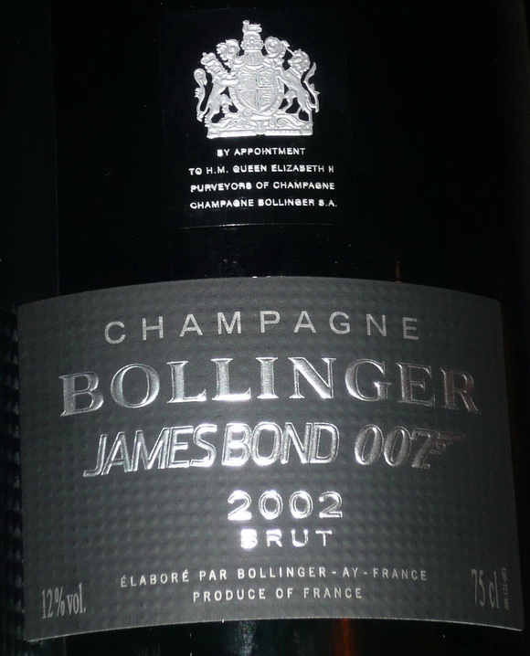 Bollinger ฉลากเจมส์ บอนด์ 007