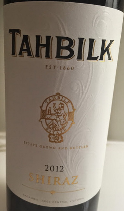 Tahbilk Shiraz 2012