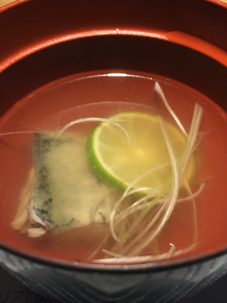 Seabass soup
