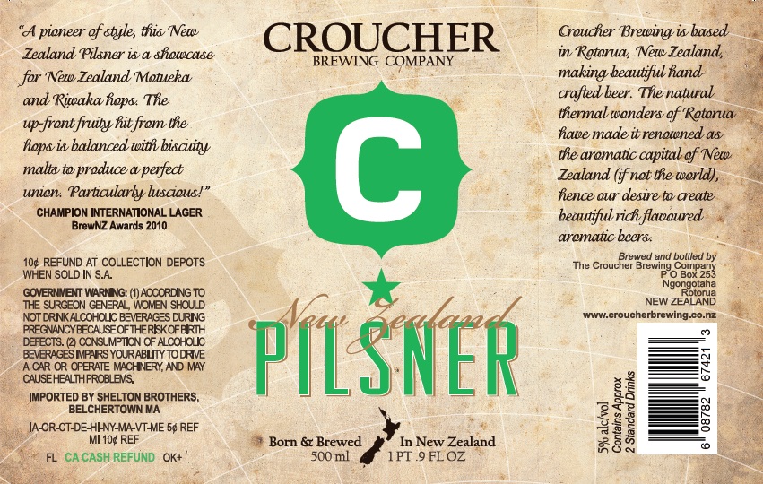 Croucher Brew Pilsner