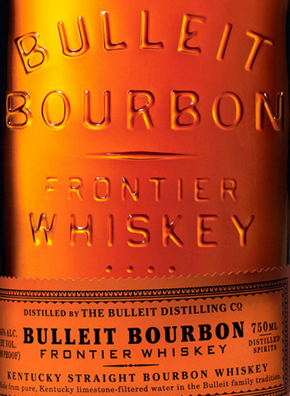 Bulleit Bourbon Frontier Whiskey..