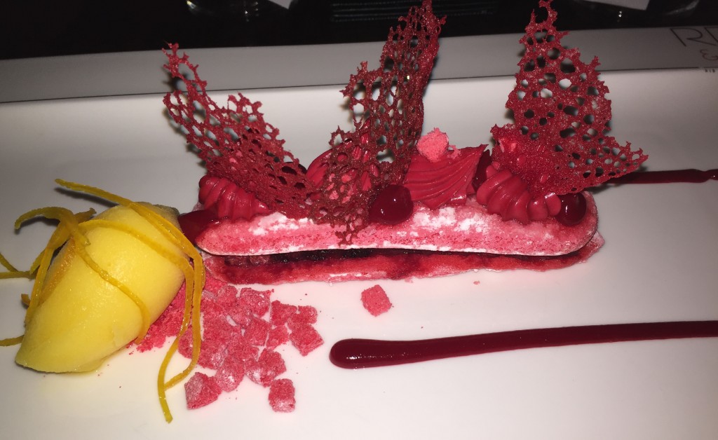 Pink biscuit from Reims