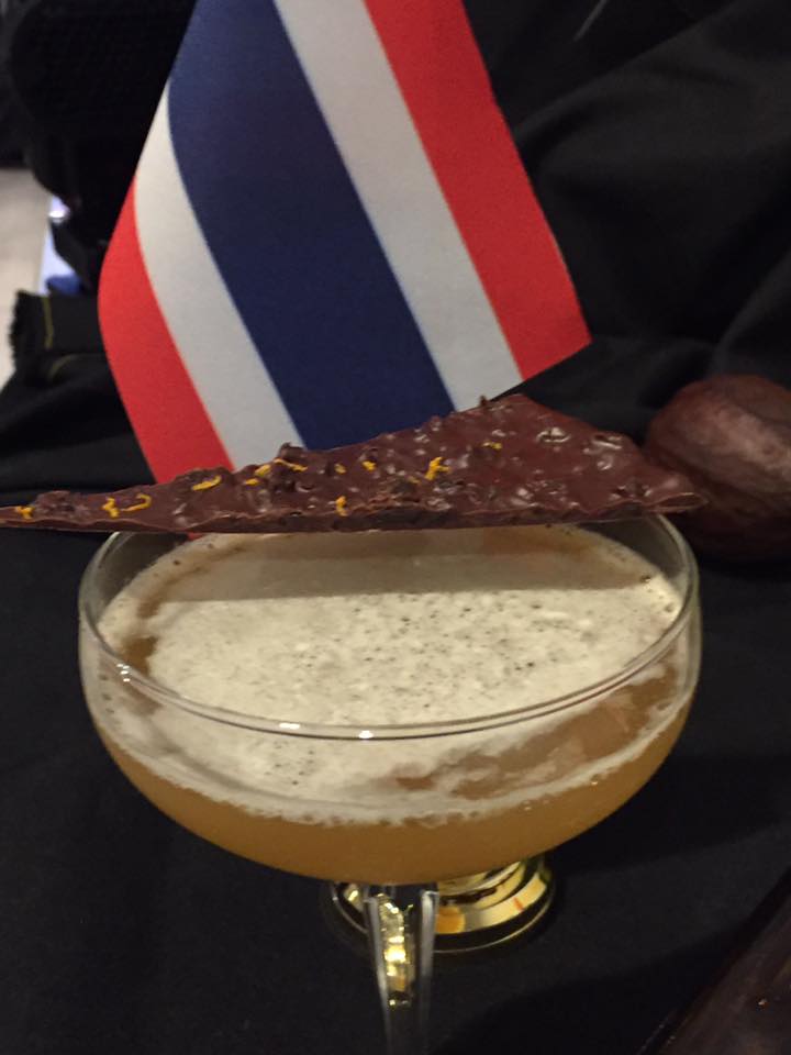 Sidecar & citrus dark chocolate bark